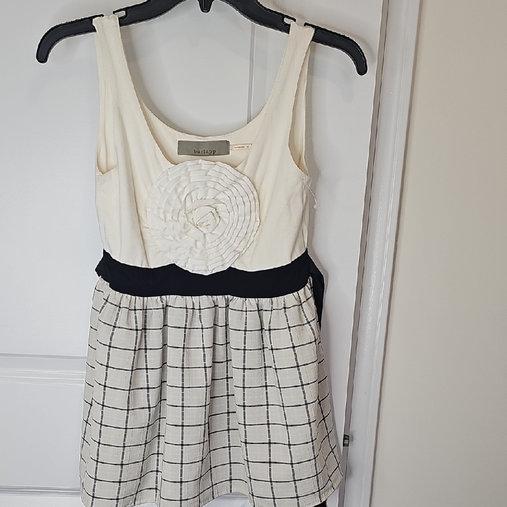 Burlapp Kids Dress with Floral Detail Size XS
